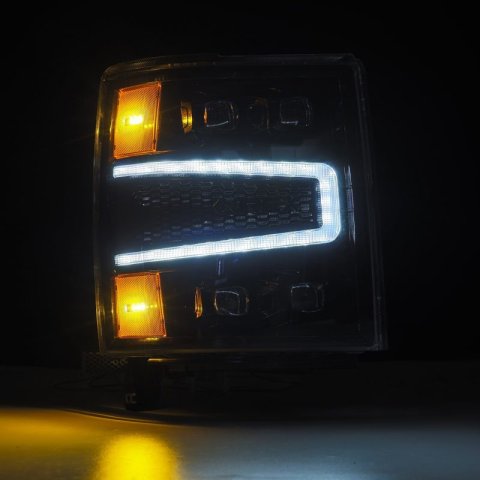 AlphaRex 04-15 Chevy 1500 NOVA-Series LED Proj Headlights Alpha BL w/Activ Light/Seq Signal & SB DRL thumbnail 3