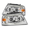 AlphaRex 06-08 Lincoln Mark LT LUXX-Series LED Projector headlights Black w/ Sequential Signal thumbnail 9