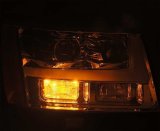 AlphaRex 07-14 Chevrolet Tahoe/Suburban LUXX-Series LED Projector headlights Black w/ DRL/Sequential thumbnail 5