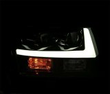 AlphaRex 07-14 Chevrole Tahoe PRO-Series LED Headlights Plank Style Blk w/Activ Light/Seq Signal/DRL thumbnail 4