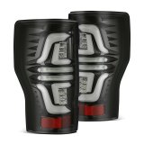 AlphaRex 17-19 Ford F250 Super Duty PRO-Series LED Tail Lights Jet Black (w/o Blind Spot Sensor) thumbnail 1