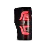 AlphaRex 17-19 Ford F250 Super Duty PRO-Series LED Tail Lights Jet Black (w/o Blind Spot Sensor) thumbnail 4