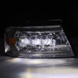 AlphaRex 04-08 Ford F150 / 06-08 Lincoln Mark LT NOVA LED Proj Headlights Chrome w/Activ Light/Seq thumbnail 6