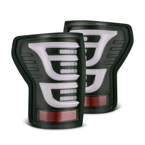 AlphaRex 07-13 Toyota Tundra LUXX-Series LED Tail Lights Black thumbnail 2