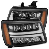 AlphaRex 07-13 Toyota Tundra / 08-17 Sequoia PRO-Series Projector Headlights Chrome w/Seq. Sig. + DR thumbnail 3