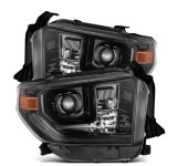 AlphaRex 14-21 Toyota Tundra PRO-Series Projector Headlights Black w/Seq. Sig. + DRL thumbnail 1