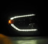 AlphaRex 14-21 Toyota Tundra PRO-Series Projector Headlights Black w/Seq. Sig. + DRL thumbnail 3
