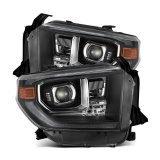 AlphaRex 14-21 Toyota Tundra PRO-Series Projector Headlights Black w/Seq. Sig. + DRL thumbnail 1