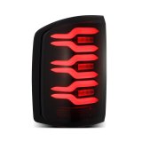 AlphaRex 14-18 GMC Sierra 1500/2500HD/3500HD LUXX-Series LED Tail Lights Blk w/Actv Light & Seq. Sig thumbnail 4
