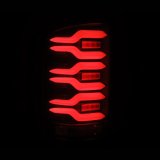 AlphaRex 14-18 GMC Sierra 1500/2500HD/3500HD LUXX-Series LED Tail Lights Blk w/Actv Light & Seq. Sig thumbnail 5