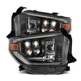 AlphaRex 14-21 Toyota Tundra NOVA-Series LED Proj Headlights Alpha-Blk w/Actv Light & Seq. Sig + DRL thumbnail 2