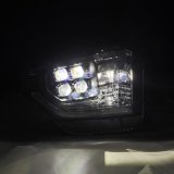AlphaRex 14-21 Toyota Tundra NOVA-Series LED Proj Headlights Alpha-Blk w/Actv Light & Seq. Sig + DRL thumbnail 4