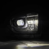 AlphaRex 14-21 Toyota Tundra LUXX-Series LED Proj Headlights Blk w/Actv Light & Seq. Sig + DRL thumbnail 3