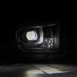 AlphaRex 14-21 Toyota Tundra LUXX-Series LED Proj Headlights Blk w/Actv Light & Seq. Sig + DRL thumbnail 4