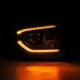 AlphaRex 14-21 Toyota Tundra LUXX-Series LED Proj Headlights Blk w/Actv Light & Seq. Sig + DRL thumbnail 8