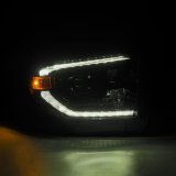 AlphaRex 14-21 Toyota Tundra LUXX-Series LED Proj Headlights Alpha-Blk w/Actv Light & Seq. Sig + DRL thumbnail 5