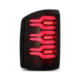 AlphaRex 14-18 GMC Sierra 1500/2500HD/3500HD LUXX-Series LED Tail Lights Blk/Red w/Actv Lgt Seq. Sig thumbnail 8