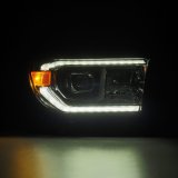 AlphaRex 07-13 Toyota Tundra / 08-17 Sequoia LUXX LED Proj HL Chrome w/Actv Light / Seq. Sig + DRL thumbnail 4