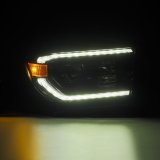 AlphaRex 07-13 Toyota Tundra / 08-17 Sequoia LUXX LED Proj HL Alpha-Blk w/Actv Light Seq. Sig + DRL thumbnail 6