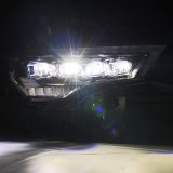 AlphaRex 14-22 Toyota 4Runner (2021 Req. Conv) NOVA LED Proj HL Blk w/Actv Light & Seq. Sig + SB DRL thumbnail 3