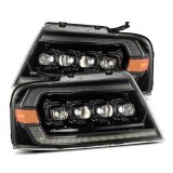 AlphaRex 04-08 Ford F-150 (No 2004 Heritage) NOVA-Series LED Proj HL Chrome w/Actv Light / Seq. Sig thumbnail 1