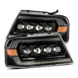 AlphaRex 04-08 Ford F-150 (No 2004 Heritage) NOVA-Series LED Proj HL Chrome w/Actv Light / Seq. Sig thumbnail 2