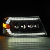 AlphaRex 04-08 Ford F-150 (No 2004 Heritage) NOVA-Series LED Proj HL Chrome w/Actv Light / Seq. Sig thumbnail 4