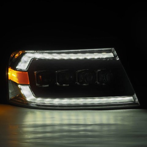 AlphaRex 04-08 Ford F-150 (No 2004 Heritage) NOVA-Series LED Proj HL Alpha-Blk w/Actv Lgt / Seq. Sig thumbnail 4