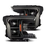 AlphaRex 18-20 Ford F-150 (Req. Conv F150 w/LED) LUXX LED Proj HL Alpha-Blk w/Actv Lt Seq Sig SB DRL thumbnail 2