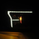 AlphaRex 18-20 Ford F-150 (Req. Conv F150 w/LED) LUXX LED Proj HL Alpha-Blk w/Actv Lt Seq Sig SB DRL thumbnail 5