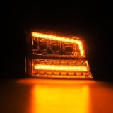 AlphaRex 03-06 Chevy Silverado 1500/2500HD/3500HD/Avalanche Chrome NOVA LED Proj Headlights thumbnail 8
