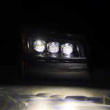 AlphaRex 03-06 Chevy Silverado 1500/2500HD/3500HD/Avalanche Black NOVA LED Proj Headlights thumbnail 5