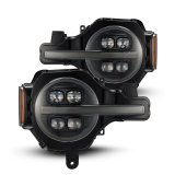 AlphaRex 21-23 Ford Bronco NOVA LED Proj Headlights Alpha-Black w/Activ Light/Seq Signal/DRL thumbnail 2