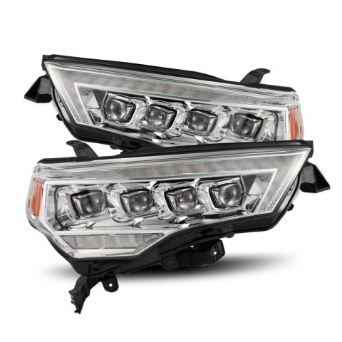 AlphaRex 14-22 Toyota 4Runner NOVA LED Proj Headlights Chrome w/ Activ Light/Seq Signal/DRL thumbnail 1