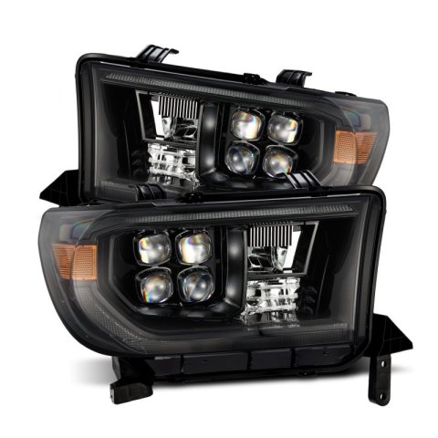 AlphaRex 07-13 Toyota Tundra NOVA LED Proj Headlights Alpha-Black w/Activ Light/Seq Signal/DRL thumbnail 1