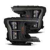AlphaRex 18-20 Ford F-150 NOVA LED Proj Headlight Blk (14th Gen G2 Style) thumbnail 1
