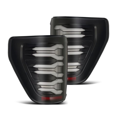 AlphaRex 21-22 Ford F-150 LUXX LED Taillights Black/Red thumbnail 6
