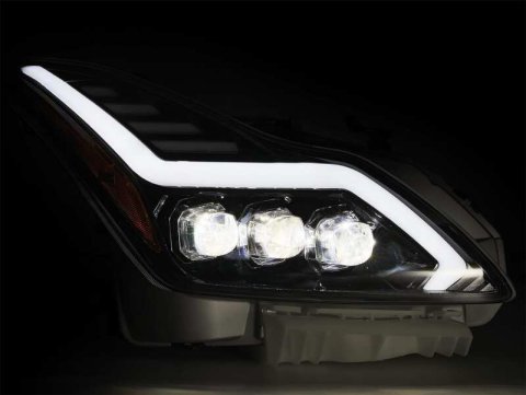 AlphaRex 08-13 Infiniti G37 NOVA LED Proj Headlights Chrome w/ Activ Light/Seq Signal/DRL thumbnail 6