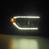 AlphaRex 07-13 Toyota Tundra / 08-17 Sequoia NOVA LED Proj HL Black w/Actv Light Seq. Sig + DRL thumbnail 6