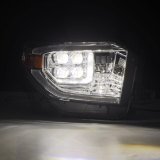 AlphaRex 14-21 Toyota Tundra NOVA LED Proj HL Chrome w/Actv Light & Seq. Sig + Switchback DRL thumbnail 2