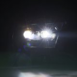 AlphaRex 19-22 Ram 1500 LUXX LED Projector Headlights Alpha Black thumbnail 6