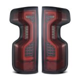 AlphaRex 19-23 Chevrolet Silverado 1500/2500HD/3500HD PRO-Series LED Tail Lights Red Smoke thumbnail 1
