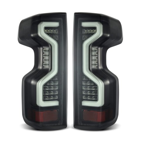 AlphaRex 19-23 Chevrolet Silverado 1500/2500HD/3500HD PRO-Series LED Tail Lights Jet Black thumbnail 1