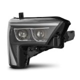 AlphaRex 22-23 Toyota Tundra LUXX-Series Headlights Black w/White DRL - Req 810029 OR 810030 thumbnail 5