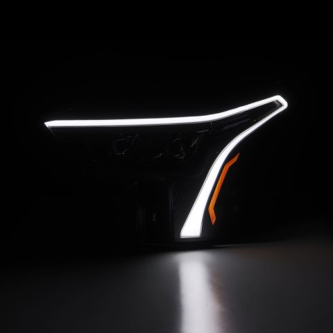 AlphaRex 22-23 Toyota Tundra LUXX-Series Headlights Alpha-Black w/Amber DRL - Req 810029 OR 810030 thumbnail 4
