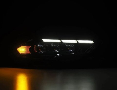 AlphaRex 18-20 Ford Mustang NOVA LED Proj Headlights Alpha-Black w/Activ Light/Seq Signal/Switch DRL thumbnail 4