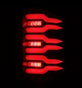 AlphaRex 07-14 Chevrolet Silverado 1500/2500HD/3500HD Luxx-Series LED Tail Lights Black/Red thumbnail 6