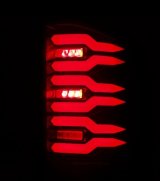 AlphaRex 07-14 Chevrolet Silverado 1500/2500HD/3500HD Luxx-Series LED Tail Lights Black/Red thumbnail 7