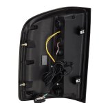AlphaRex 07-14 Chevrolet Silverado 1500/2500HD/3500HD Luxx-Series LED Tail Lights Blk w/Smoked Lens thumbnail 2