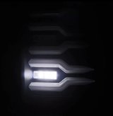 AlphaRex 07-14 Chevrolet Silverado 1500/2500HD/3500HD Luxx-Series LED Tail Lights Blk w/Smoked Lens thumbnail 4
